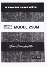 Service Manuel D'Instructions pour Marantz 250 M