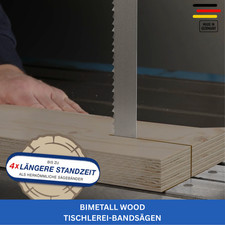 Lame De Scie À Ruban BIMÉTAL BOIS Longueur 1070-2500mm Largeur 13mm WIKUS