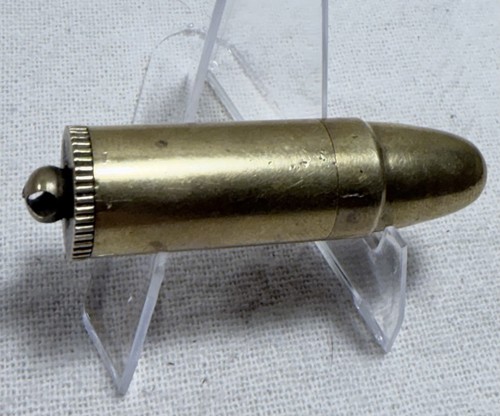 Vintage brass bullet - vintage, shaped