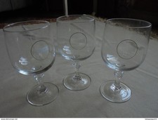 Vintage - Petit lot de 3 verres à bière en verre "PELFORTH" (Bar/Bistrot)