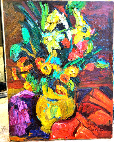 Superbe tableau signé pierre - superbe,