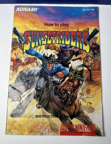 Sunsetriders super nintendo - super,