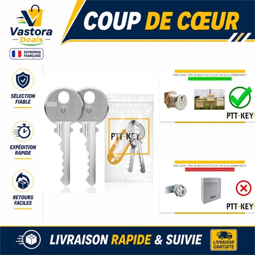 Lot clés pass ptt - lot,