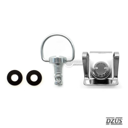 Kit fixation dzus argenté - fixation,