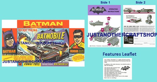 Corgi jouets 267 batmobile - jouets,