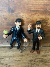 Figurine Tintin -  Dupont et Dupond - plastoy et Bully