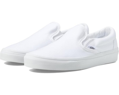 Vans unisex slip true white - on,