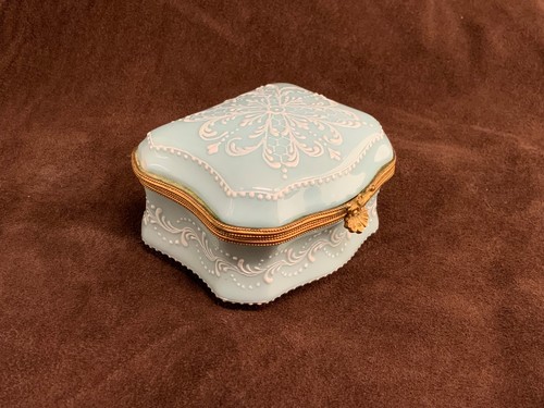Boîte bijoux porcelaine - boîte, à