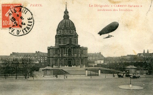 Carte paris dirigeable - paris,