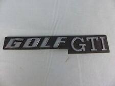 VOLKSWAGEN VW GOLF GTI badge logo emblème sigle insigne monogramme en plastique