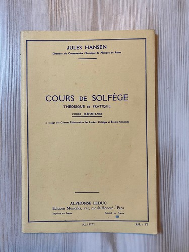Cours solfège théorique - de,