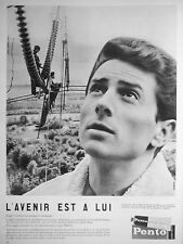 PUBLICITÉ PENTO HAIR CRÉME L'AVENIR EST A LUI  - L'HOMME DU TRANSPORT D'ÉNERGIE