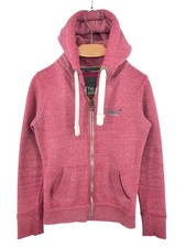 SUPERDRY Femme Gilet À Zip Sweat À Capuche Taille XS
