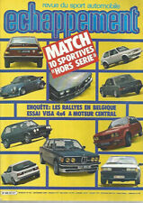 ECHAPPEMENT N°167 ALFASUD 1500 Ti WAINER / 505 DANIELSON / GOLF GTI T. IRESA