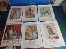 lot de 6 Affiches exposition