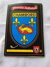 Autocollant Sticker Blason Adhésif Carte Postale :  CHAMBORD 