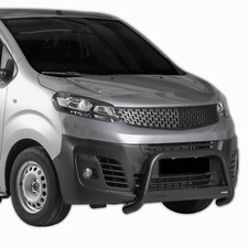 Pare Buffle Noir Protection Avant Pour Fiat Scudo Depuis 2022