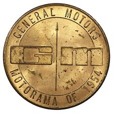 USA jeton - Spinner Token - Motorama de 1954 - General Motors - SUP - laiton