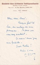 Paul SIGNAC - Charmante lettre