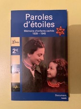 Paroles d'étoiles. Mémoires