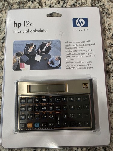 12c financial calculator - hp,