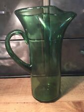 Pichet À Cidre Ancien Verre Soufflé Normandie H 26 Cm