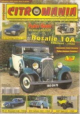 CITROMANIA 3 CITROEN ROSALIE 10A 2CV 4X4 SAHARA DS21 BOSSAERT CABRIO 5HP C3 1922