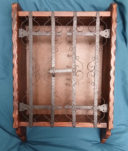 Boite clefs vintage bois - a,