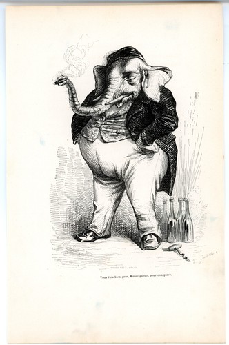 Animaux savants granville 1842 - savants,
