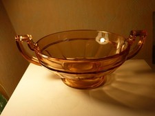 COUPE EN VERRE MOULE ART DECO NOEMIE DESIGN CHARLES GRAFFARD VAL ST LAMBERT