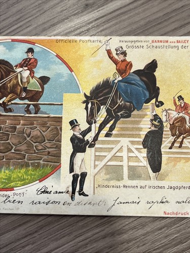 Carte postale 1900 - barnum, &