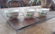 3 Anciens petit bols publicitaires" KKO LSK CSKI  " Elesca en faïence