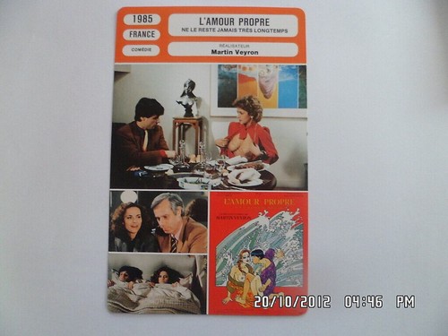 Carte fiche cinema 1985 - carte,