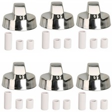 Argent Plaque de Cuisson Four Bouton Gaz Électrique Grill Cuiseur Contrôle &