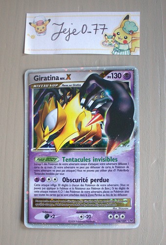 Carte pokémon giratina - pokémon,