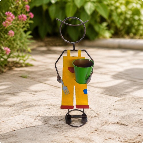 Support jardinière métal - jardinière, en