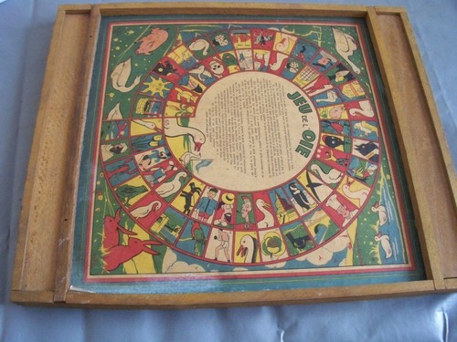 Jeu oie ancien - l'oie,