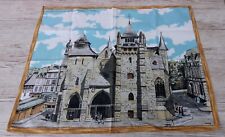 Rare torchon illustré VONY