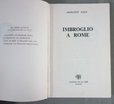 Imbroglio à Rome - Dorothy Eden - Ed. Presses de la Cité, 1966 -