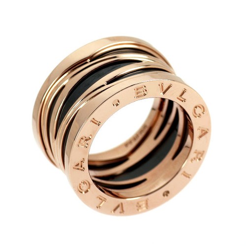 Bvlgari black ceramic k18pg - black,