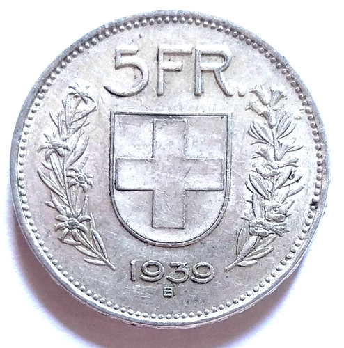 Suisse francs 1939 - francs, b