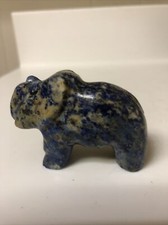 Blue Lapis Lazuli Stone Carved