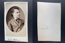 Le journaliste Louis Blanc Vintage cdv albumen print.« De tous les peintre