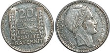20 FRANCS TURIN 1937 F400