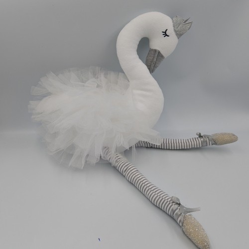 Doudou peluche cygne - , blanc