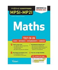 Mathématiques MPSI-MP2I -