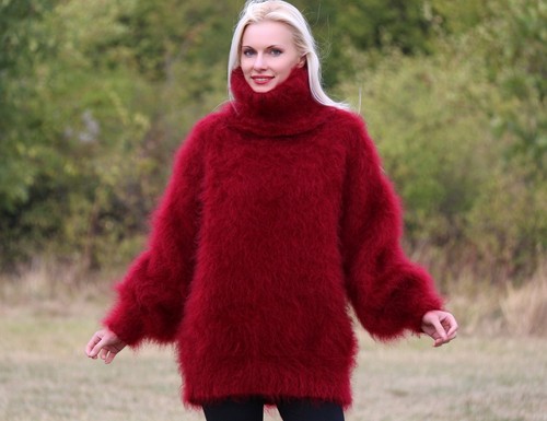 Supertanya red thick - supertanya, mohair