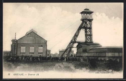 Cpa grenay fosse 11 - cpa, no.