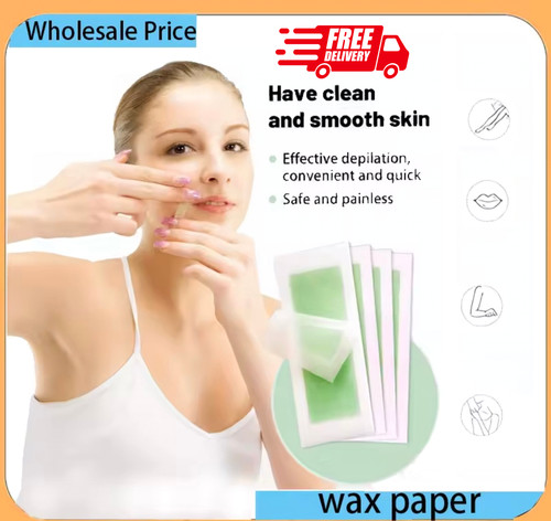 Facial wax strips - facial, removal