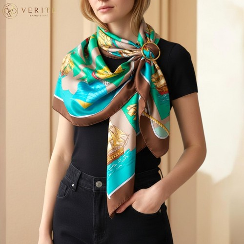 Rare vintage foulard soie - foulard, en